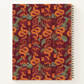 Carnet Serpent Luxe Motif - Le Lotus Blanc (Dos)