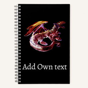 Carnet Serpent mythique de flamme incarnate Fantastique A
