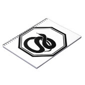 Carnet Serpent noir (Côté gauche)