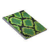 Carnet Serpent noir et vert (Côté Droit)