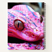 Carnet Serpent rose (Dos)
