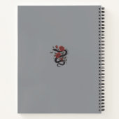 Carnet Serpent & Rose - Gothique Floral Serpent Design (Dos)