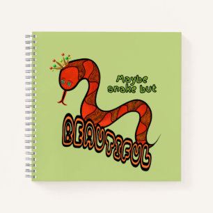 Carnet Serpent rouge