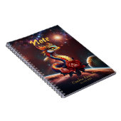 Carnet Serpent royal étoilé de l'univers. (Côté Droit)