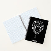 Carnet Serpent tribal noir et blanc (Intérieur)