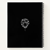 Carnet Serpent tribal noir et blanc (Dos)
