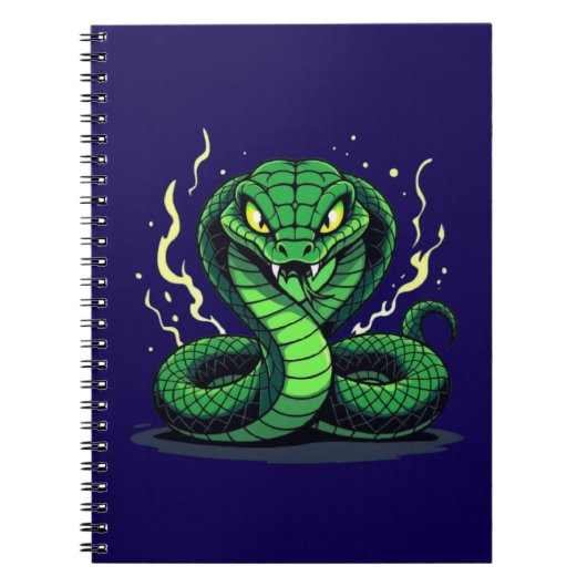 Carnet Serpent Venimeux – Danger et Précision (Devant)