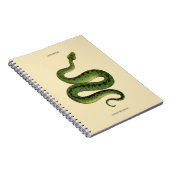 Carnet Serpent vert africain (Côté Droit)