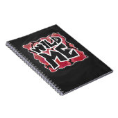 Carnet Serpent Wild Me Black et Red Print (Côté Droit)