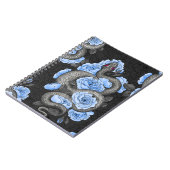 Carnet Serpents et roses bleus (Côté gauche)
