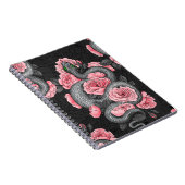 Carnet Serpents et roses de pêche (Côté Droit)