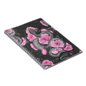 Carnet Serpents et roses roses (Côté Droit)
