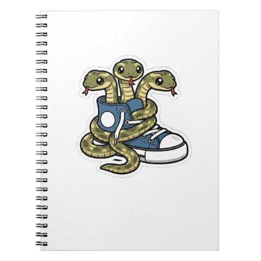 Carnet Serpents sur chaussures (Devant)