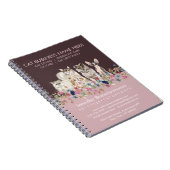 Carnet Service de garde de chat de compagnie rose vétérin (Côté Droit)