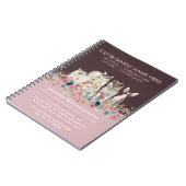 Carnet Service de garde de chat de compagnie rose vétérin (Côté gauche)