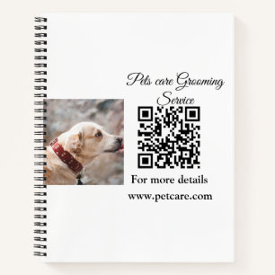 Carnet service de toilettage pour animaux de compagnie te
