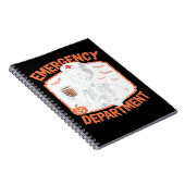 Carnet Service d'urgence Funny Halloween Nurse Essenti (Côté Droit)
