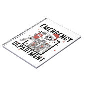 Carnet Service d'urgence Skeleton Nuring Coffee Lover (Côté gauche)