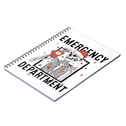 Carnet Service d'urgence Skeleton Nuring Coffee Lover (Côté gauche)