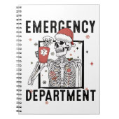 Carnet Service d'urgence Skeleton Nuring Coffee Lover (Devant)