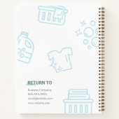 Carnet Services de blanchisserie Laverie (Dos)