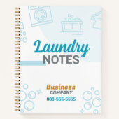 Carnet Services de blanchisserie Laverie (Devant)