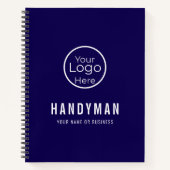 Carnet Services de bricolage professionnels Bold Navy Blu (Devant)