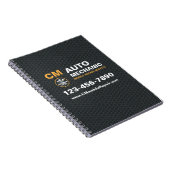 Carnet Services de réparation automobile de mécanicien mo (Côté Droit)