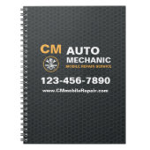 Carnet Services de réparation automobile de mécanicien mo (Devant)