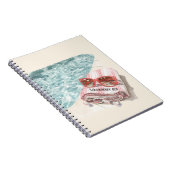 Carnet Serviette de piscine rouge fraise (Côté Droit)