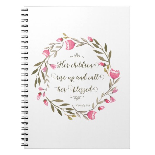 Carnet Ses Enfants Se Laissent Et L'Appelent Bénie (Devant)