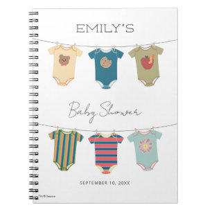 Carnet Sesame Pals Baby shower de combinaisons physiques