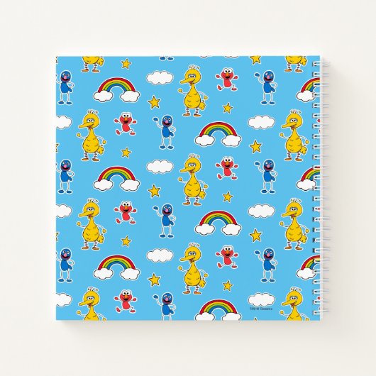 Carnet Sesame Pals Rainbow Doodley Pattern (Dos)