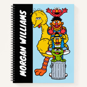 Carnet Sesame Street   Ajoutez votre nom