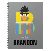 Carnet Sesame Street | B is for Bert (Devant)
