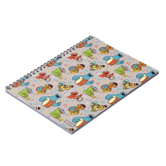 Carnet Sesame Street Band Gris Motif (Côté gauche)