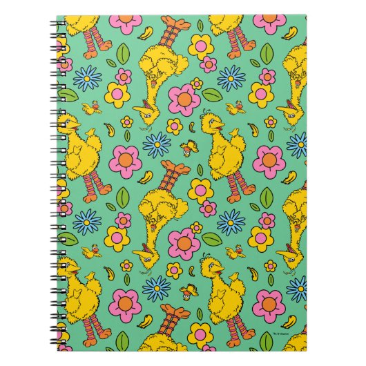 Carnet Sesame Street | Big Bird & Little Bird Pattern (Devant)