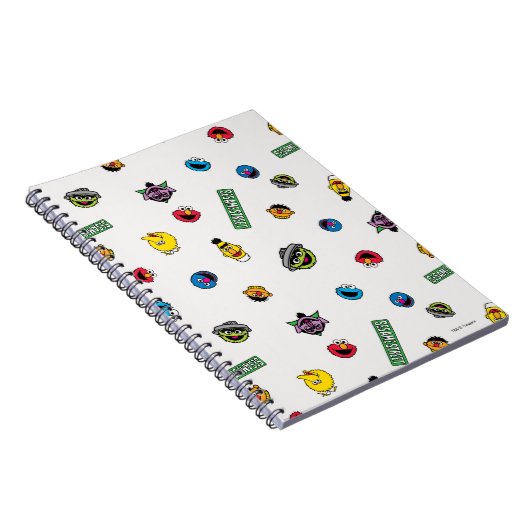 Carnet Sesame Street Character Pattern (Côté Droit)