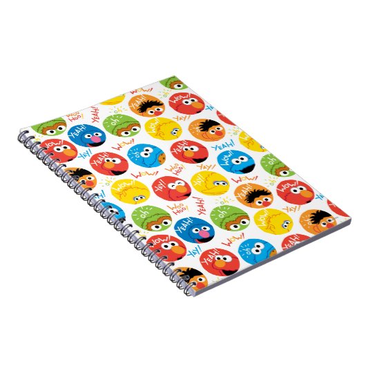 Carnet Sesame Street Circle Motif de caractères (Côté Droit)