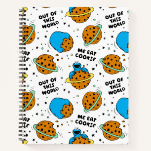 Carnet Sesame Street Cookie Monster hors de ce monde