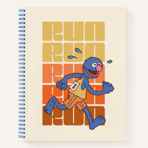 Carnet Sesame Street   Grover court en trombe