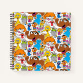 Carnet Sesame Street Pals Doodley Motif (Devant)