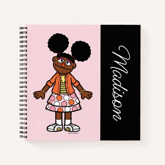 Carnet Sesame Street | Portrait de Gabrielle (Devant)