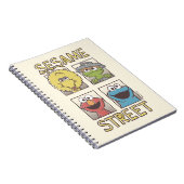 Carnet Sesame StreetVintage Caractère Comique (Côté Droit)