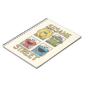Carnet Sesame StreetVintage Caractère Comique (Côté gauche)