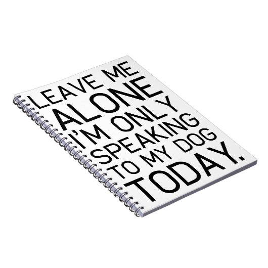 Carnet Seul mon chien comprend. (Côté Droit)