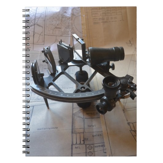 Carnet Sextant antique (Devant)