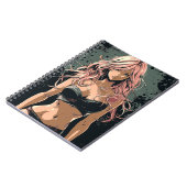 Carnet Sexy Anime Girl in Black Bikini (Côté gauche)