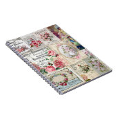 Carnet Shabby chic collage, country victorian, decoupage (Côté Droit)