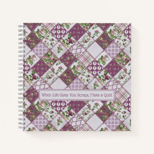 Carnet Shabby Chic Patchwork Quilt (Devant)